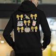Back To School Yellow Bows Book Coffee Leopard Apple Teacher Men's Hoodie Back Print, funny gift Back To School Yellow Bows Book Coffee Leopard Apple Teacher Men's Hoodie Back Print, funny gift