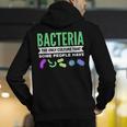 Bacteria Culture Biology Science Teacher Biologist Men's Hoodie Back Print, Science Teacher Hoodies, funny gift