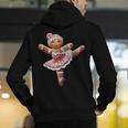 Ballet Dancer Gingerbread Christmas Dance Teacher Girl Women Men's Hoodie Back Print, funny gift Ballet Dancer Gingerbread Christmas Dance Teacher Girl Women Men's Hoodie Back Print, funny gift