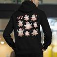Ballet Ghost Ballet Dancer Spooky Dance Teacher Halloween Men's Hoodie Back Print, funny gift