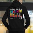 Battery Life Of a Teacher Shirt Thanksgiving Teacher Men's Hoodie Back Print, funny gift Battery Life Of a Teacher Shirt Thanksgiving Teacher Men's Hoodie Back Print, funny gift