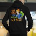 Beauty Teacher Take Chances Make Mistakes Get Messy Men's Hoodie Back Print, funny gift Beauty Teacher Take Chances Make Mistakes Get Messy Men's Hoodie Back Print, funny gift