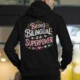 Being Bilingual Is A Superpower ESL Teacher School Men's Hoodie Back Print, Esl Teacher Hoodies, funny gift Being Bilingual Is A Superpower ESL Teacher School Men's Hoodie Back Print, Esl Teacher Hoodies, funny gift