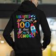 I Blasted Through 100 Days Of School 100th Day Teacher Kids Men's Hoodie Back Print, funny gift