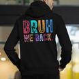 Bruh We Back Teachers Retro Back To School Boys Girls Kids Men's Hoodie Back Print, funny gift Bruh We Back Teachers Retro Back To School Boys Girls Kids Men's Hoodie Back Print, funny gift