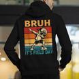 Bruh It's Field Day Teacher Happy Field Day Dabbing Boy Men's Hoodie Back Print, funny gift