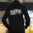 Bulldogs School Spirit Bulldog Pride Checkered Teacher Men's Hoodie Back Print, funny gift Bulldogs School Spirit Bulldog Pride Checkered Teacher Men's Hoodie Back Print, funny gift