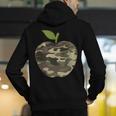 Camo Apple Camouflage Clothing School Student Camo Teacher Men Women Kids Men's Hoodie Back Print, funny gift