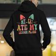 My Cat Ate My Lesson Plans Teacher Sarcastic Men's Hoodie Back Print, funny gift My Cat Ate My Lesson Plans Teacher Sarcastic Men's Hoodie Back Print, funny gift