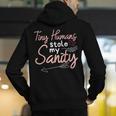 Childcare Provider Daycare Teacher Stole My Sanity Men's Hoodie Back Print, funny gift Childcare Provider Daycare Teacher Stole My Sanity Men's Hoodie Back Print, funny gift