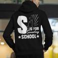 Christian Teacher S Is For Sunday School Essentials Men's Hoodie Back Print, funny gift Christian Teacher S Is For Sunday School Essentials Men's Hoodie Back Print, funny gift