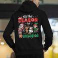 Christmas Sped Teacher Tis The Season For Inclusion Women Men's Hoodie Back Print, funny gift