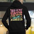 This Is My Circus And These Are My Monkeys School Teacher Men's Hoodie Back Print, funny gift
