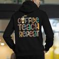 Coffee Teach Repeat Leopard Print Back To School Teachers Men's Hoodie Back Print, funny gift Coffee Teach Repeat Leopard Print Back To School Teachers Men's Hoodie Back Print, funny gift