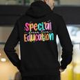 Color Special Education Squad Groovy Dream Team SPED Teacher Men's Hoodie Back Print, Groovy Teacher Hoodies, funny gift Color Special Education Squad Groovy Dream Team SPED Teacher Men's Hoodie Back Print, Groovy Teacher Hoodies, funny gift