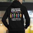 Complementary Colors Pun Artist Art Teacher T-Shirt Men's Hoodie Back Print, funny gift Complementary Colors Pun Artist Art Teacher T-Shirt Men's Hoodie Back Print, funny gift