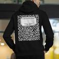 Composition Notebook Matching Group Halloween Teachers Men's Hoodie Back Print, funny gift