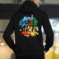 Cool Art For Men Women Artist Teacher Painter Artists Paint Men's Hoodie Back Print, funny gift