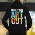 Cool Artist For Men Women Painter Art Teacher Paint Artists Men's Hoodie Back Print, funny gift