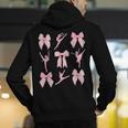 Coquette Bow Ballet Dance Teacher Coquette Women Dancing Men's Hoodie Back Print, funny gift