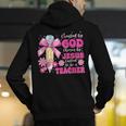 Created By God Called To Teacher Jesus Christian Teacher Men's Hoodie Back Print, funny gift