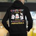 Creepin It Real With Kindergarten Monsters Halloween Teacher Men's Hoodie Back Print, funny gift Creepin It Real With Kindergarten Monsters Halloween Teacher Men's Hoodie Back Print, funny gift