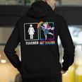 Cute Art Teacher Magical Dabbing Unicorn Artist Men's Hoodie Back Print, funny gift Cute Art Teacher Magical Dabbing Unicorn Artist Men's Hoodie Back Print, funny gift