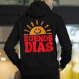 Cute Bilingual Spanish Teacher Buenos Dias Sunshine Men's Hoodie Back Print, funny gift Cute Bilingual Spanish Teacher Buenos Dias Sunshine Men's Hoodie Back Print, funny gift