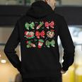 Cute Coquette Pencil Bow Christmas School Teacher Student Men's Hoodie Back Print, funny gift Cute Coquette Pencil Bow Christmas School Teacher Student Men's Hoodie Back Print, funny gift