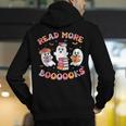 Cute Ghost Book Read More Books Teachers Halloween Men's Hoodie Back Print, funny gift Cute Ghost Book Read More Books Teachers Halloween Men's Hoodie Back Print, funny gift