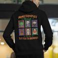 Cute Halloween Teacher Men's Hoodie Back Print, funny gift