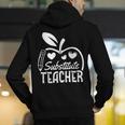 Cute Substitute Teacher Appreciation Men Women Men's Hoodie Back Print, funny gift Cute Substitute Teacher Appreciation Men Women Men's Hoodie Back Print, funny gift