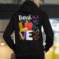 Cute Teach Love And Inspire Men Women Teacher Men's Hoodie Back Print, funny gift Cute Teach Love And Inspire Men Women Teacher Men's Hoodie Back Print, funny gift
