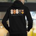 Daycare Teacher Halloween Infant Squad Spooky Childcare Fall Men's Hoodie Back Print, funny gift