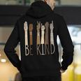 Deaf Be Kind Sign Language Hand Talking Teachers Interpreter Men's Hoodie Back Print, funny gift Deaf Be Kind Sign Language Hand Talking Teachers Interpreter Men's Hoodie Back Print, funny gift
