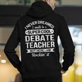 Debate Teacher Tshirt For Men Women Men's Hoodie Back Print, funny gift