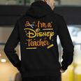 Disney Back To School I'm A Disney Teacher Crafty Logo Men's Hoodie Back Print, funny gift