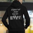 It Doesn't Get Scarier Halloween Music Teacher Costume For Men Women Men's Hoodie Back Print, funny gift