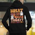 What Are We Doing Today Halloween PE Spooky Teacher Men's Hoodie Back Print, Pe Teacher Hoodies, funny gift