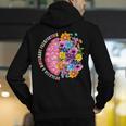 Dyslexia Different Perspective Reading Brain Floral Teacher Men's Hoodie Back Print, funny gift Dyslexia Different Perspective Reading Brain Floral Teacher Men's Hoodie Back Print, funny gift