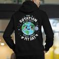 Earth Day Rotation Of The Earth Makes My Day Science Teacher Men's Hoodie Back Print, Science Teacher Hoodies, funny gift