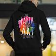 Earth Without Art Is Just Eh Painting Artist Pun Art Teacher Men's Hoodie Back Print, funny gift