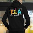 ELA Squad Teacher Back To School English Language Arts Men's Hoodie Back Print, English Teacher Hoodies, funny gift ELA Squad Teacher Back To School English Language Arts Men's Hoodie Back Print, English Teacher Hoodies, funny gift