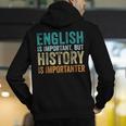 English Is Important But History Is Importanter Teacher Men's Hoodie Back Print, History Teacher Hoodies, English Teacher Hoodies, funny gift English Is Important But History Is Importanter Teacher Men's Hoodie Back Print, History Teacher Hoodies, English Teacher Hoodies, funny gift