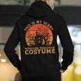 English Teacher Matching This Is My Scary Halloween Costume Men's Hoodie Back Print, English Teacher Hoodies, funny gift