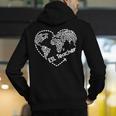 ESL Teacher ESOL Student Cute Heart Shape English Teacher Men's Hoodie Back Print, Esl Teacher Hoodies, English Teacher Hoodies, funny gift