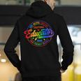 Exceptional Educator Squad Special Education Teacher Autism Men's Hoodie Back Print, funny gift