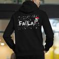 FA LA8 Christmas Santa Fa La Math Teacher Mathematic Men's Hoodie Back Print, funny gift