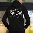 FA LA8 Christmas Santa Fa La Math Teacher Men Women Men's Hoodie Back Print, funny gift FA LA8 Christmas Santa Fa La Math Teacher Men Women Men's Hoodie Back Print, funny gift