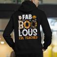 Faboolous ESL ESOL Teacher Spooky Teacher Halloween Costume For Men Women Men's Hoodie Back Print, Esl Teacher Hoodies, funny gift